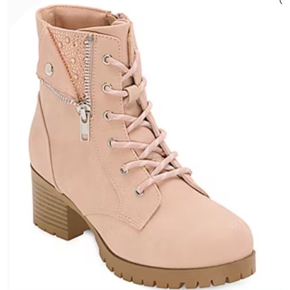 Thereabouts Little & Big‎ Kid Girls Mckenna Flat Heel Lace Up Boots Siz 3M